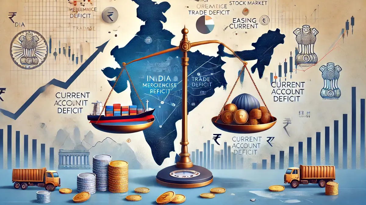 India’s current account deficit eases despite ballooning merchandise trade deficit