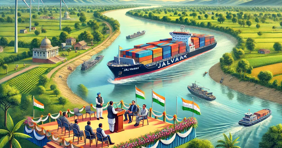 Govt launches ‘Jalvahak’ for regular cargo movement on inland waterways