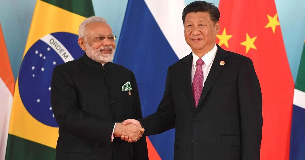 Modi, Xi Jinping discuss peace on the sidelines of BRICS summit