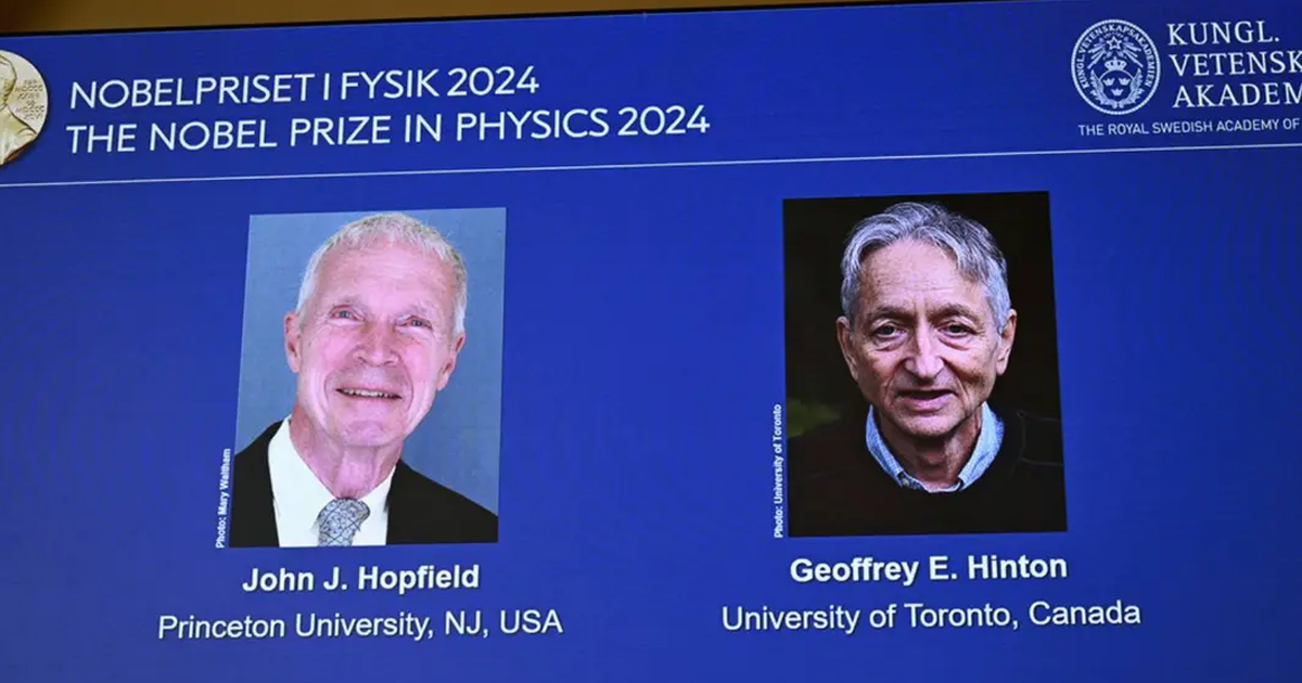 US, Canadian researchers awarded Physics Nobel for laying foundation for machine learning