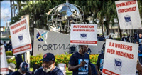 US port workers call off strike after tentative wage deal with employers