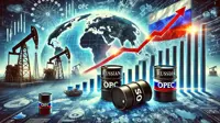 Oil prices surge amid Russian and OPEC supply cuts, US crude stocks decline