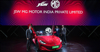 JSW-MG Motor JV to launch its first EV in October-December quarter