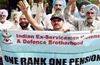 Ex-servicemen miffed over 1-rank, 1-pay terms; to continue stir