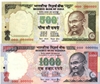 All existing Rs500 and Rs1,000 notes denotified