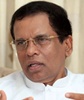 Sirisena sworn-in as Sri Lanka's new President
