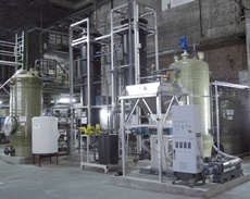 This plant in Stuttgart makes biogas out of waste from wholesale markets. © Fraunhofer IGB